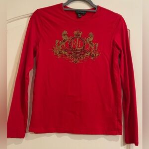 Ralph Lauren Jean Company tee with logo. Size S